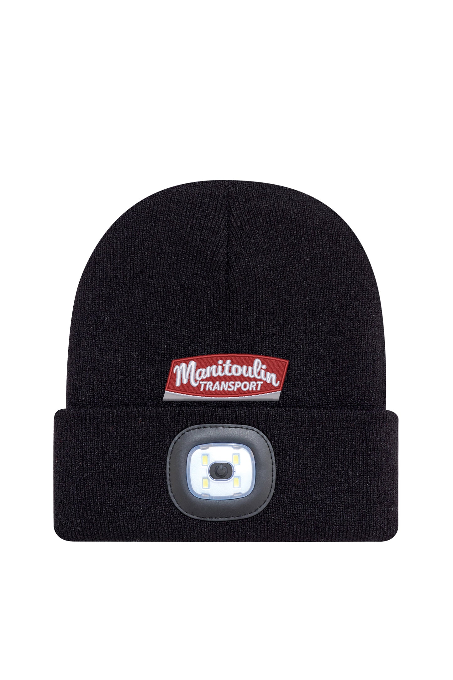 Tuque en tricot avec lumière LED rechargeable