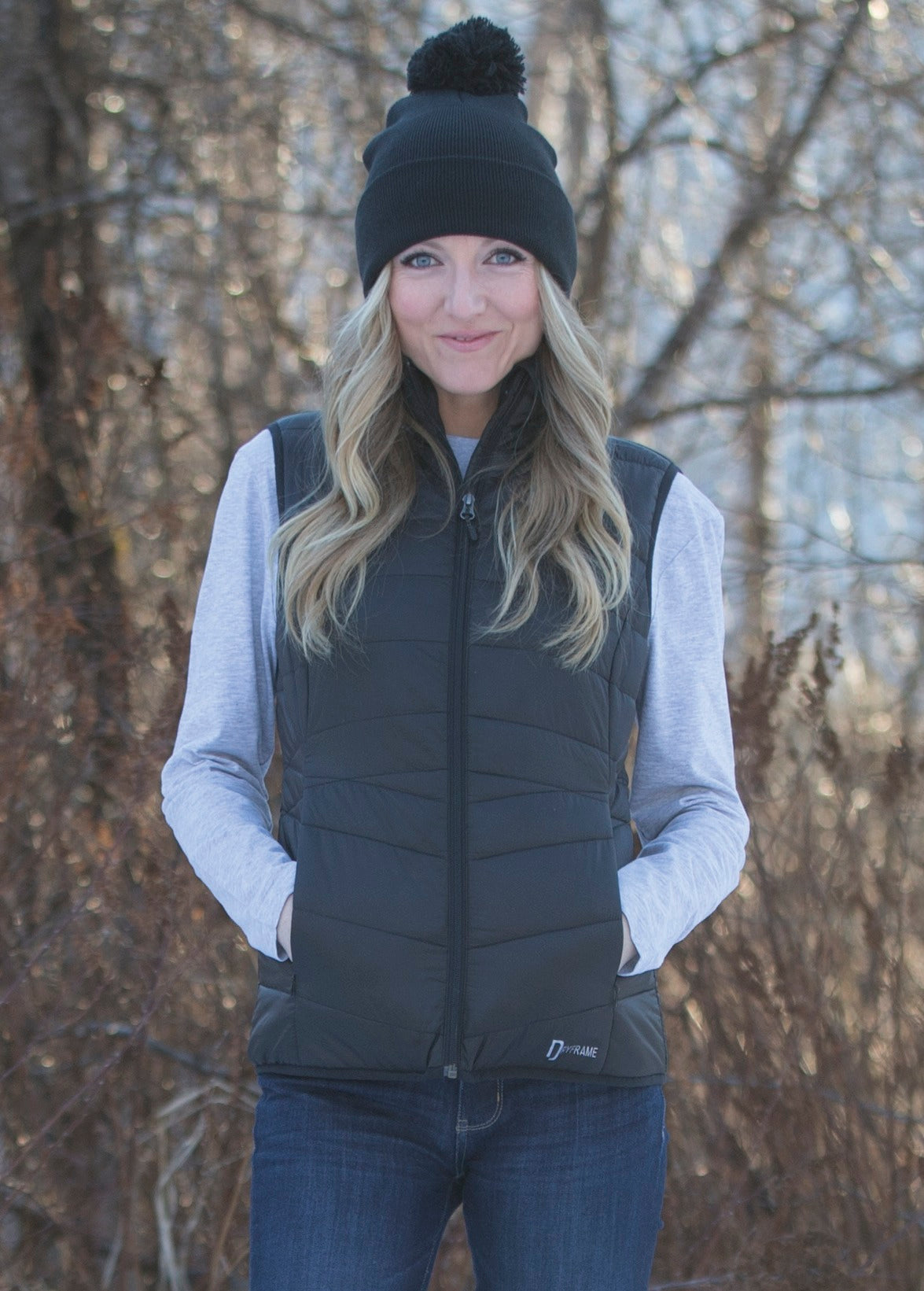 DRYFRAME® DryTech Insulated Black Vest - Women's