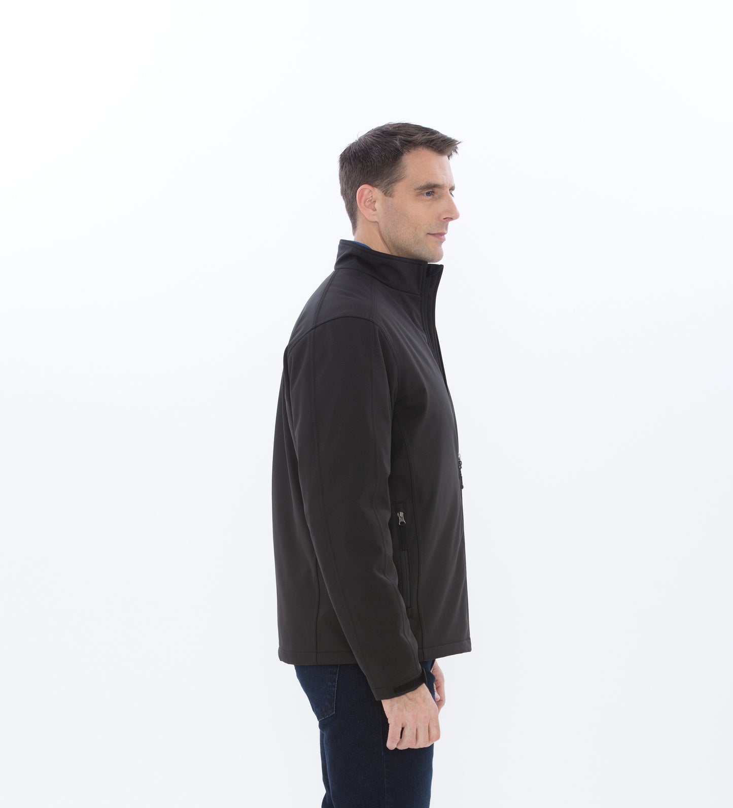 COAL HARBOUR® Everyday Insulated Water Repellent Soft Shell Black Jacket - Men's